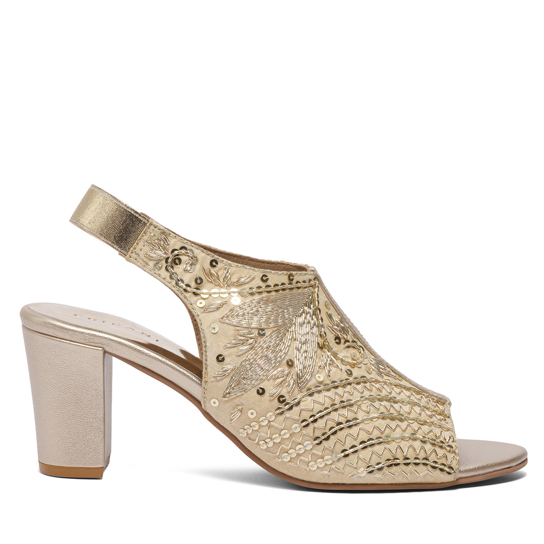 Zaisha Embroidered Heels