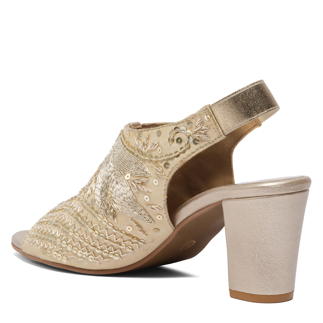 Zaisha Embroidered Heels