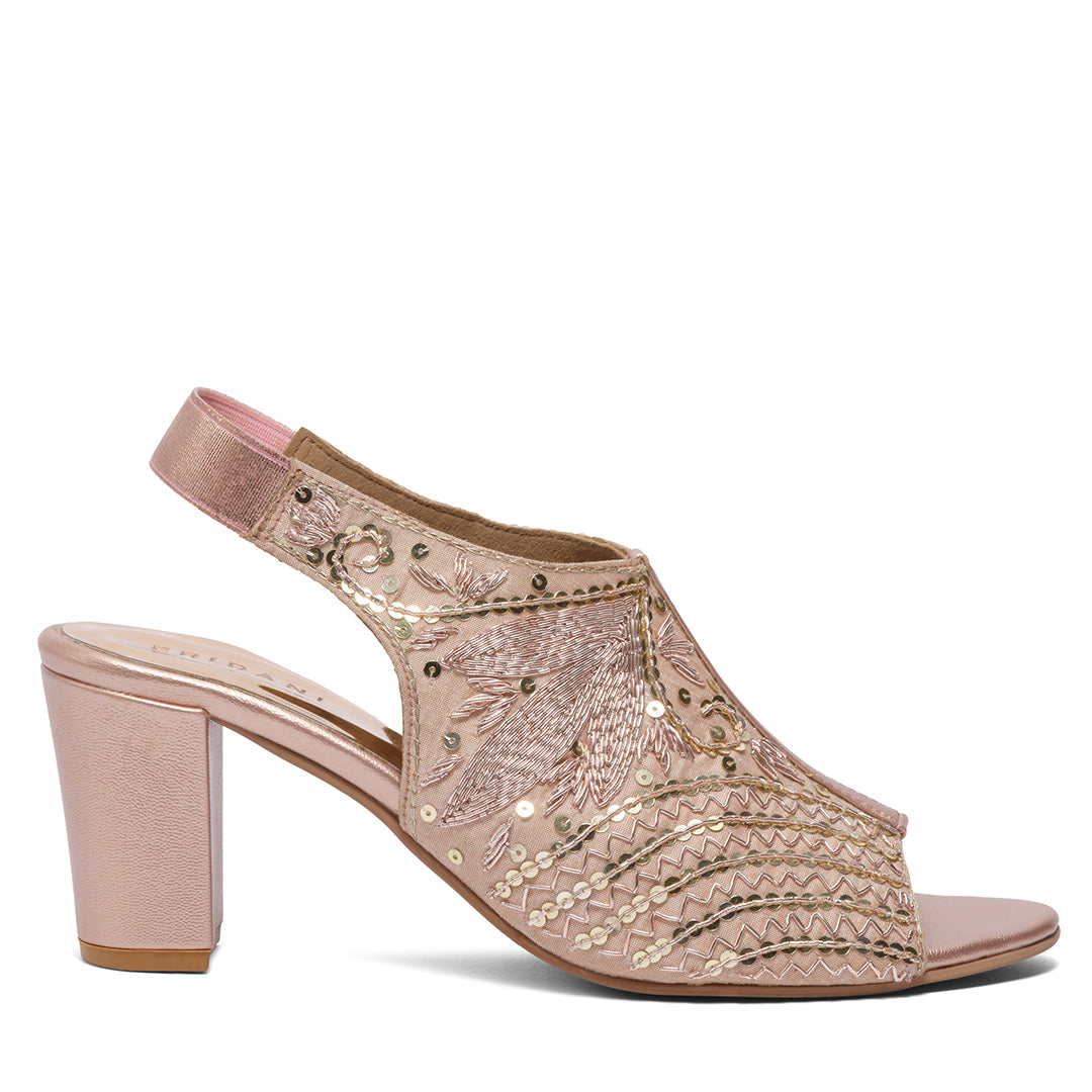 Zaisha Embroidered Heels