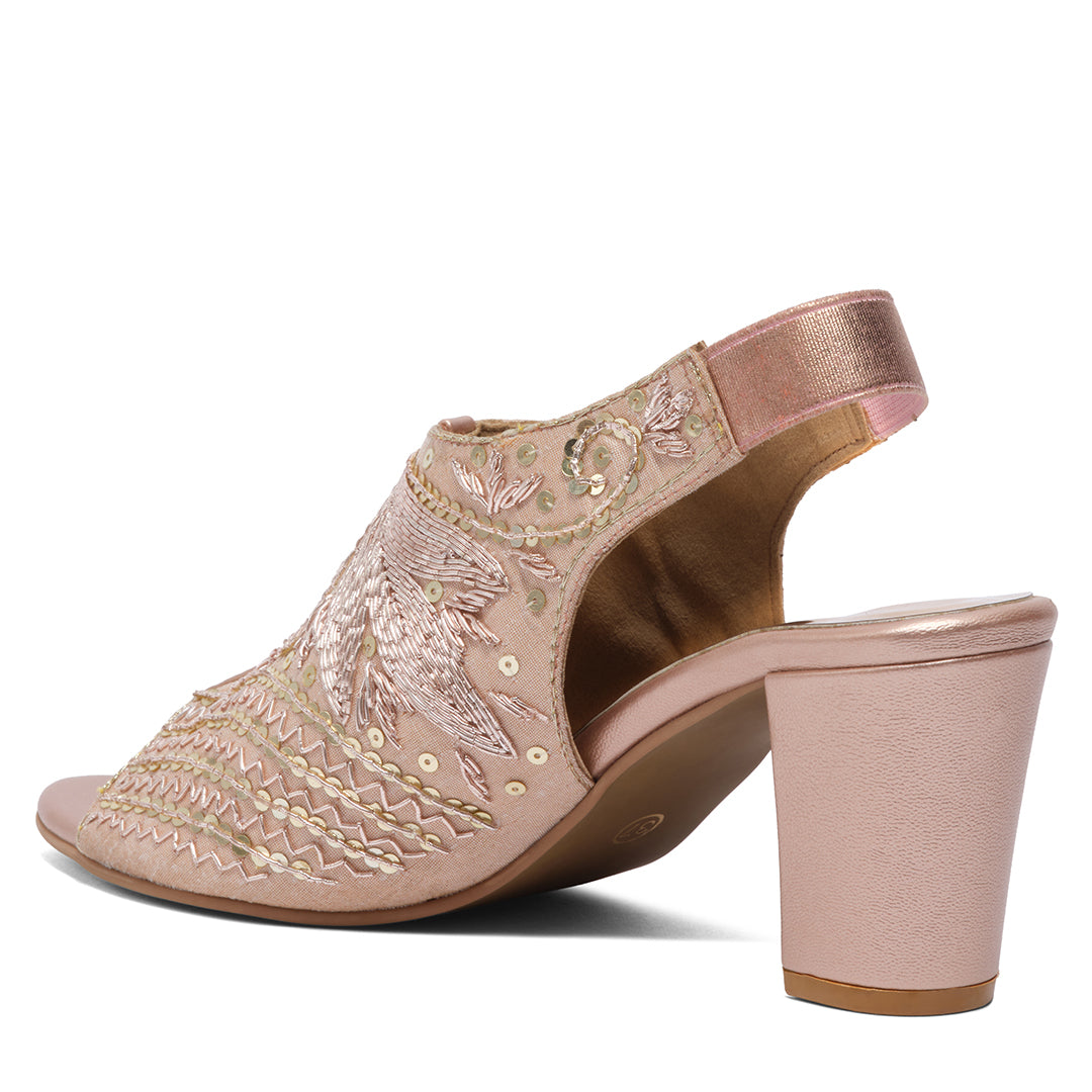 Zaisha Embroidered Heels