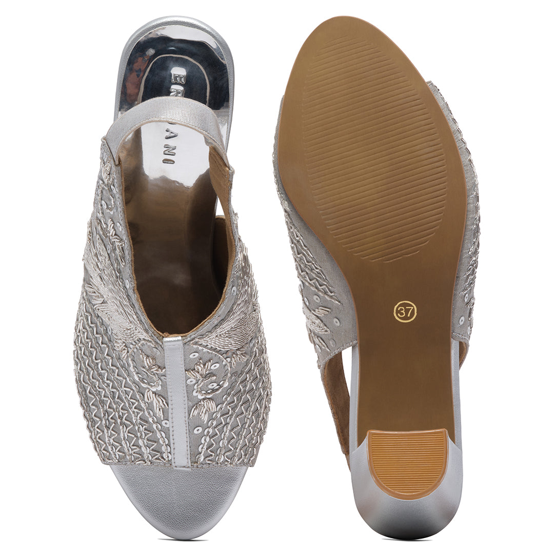 Zaisha Embroidered Heels