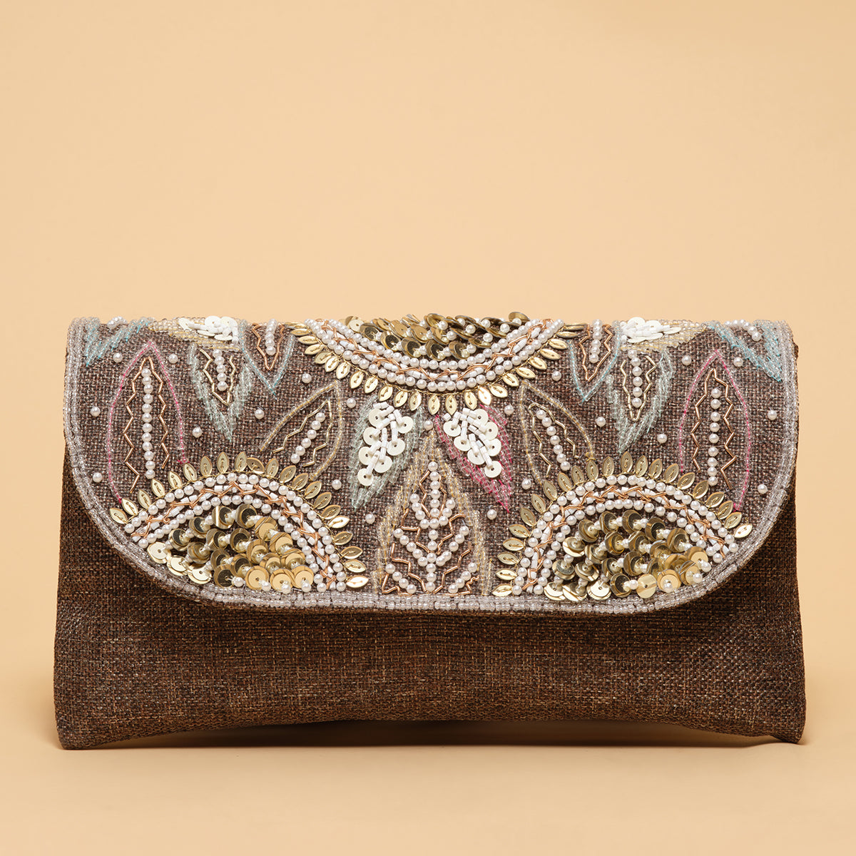 Zareen Embroidered Clutch