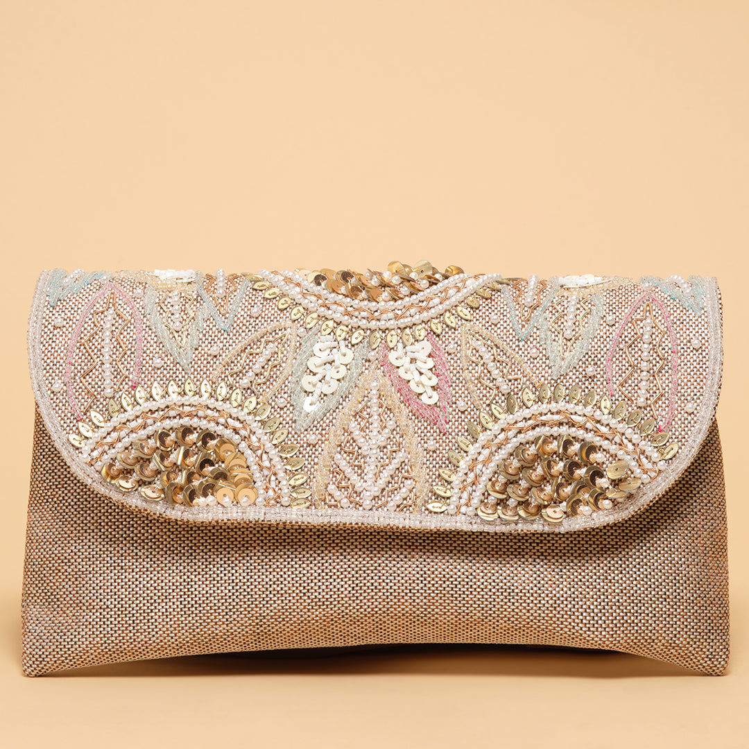Zareen Embroidered Clutch