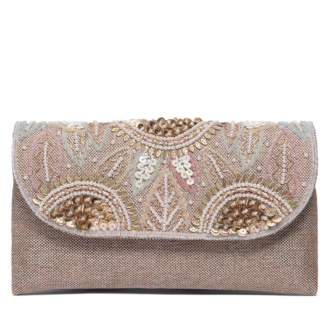 Zareen Embroidered Clutch