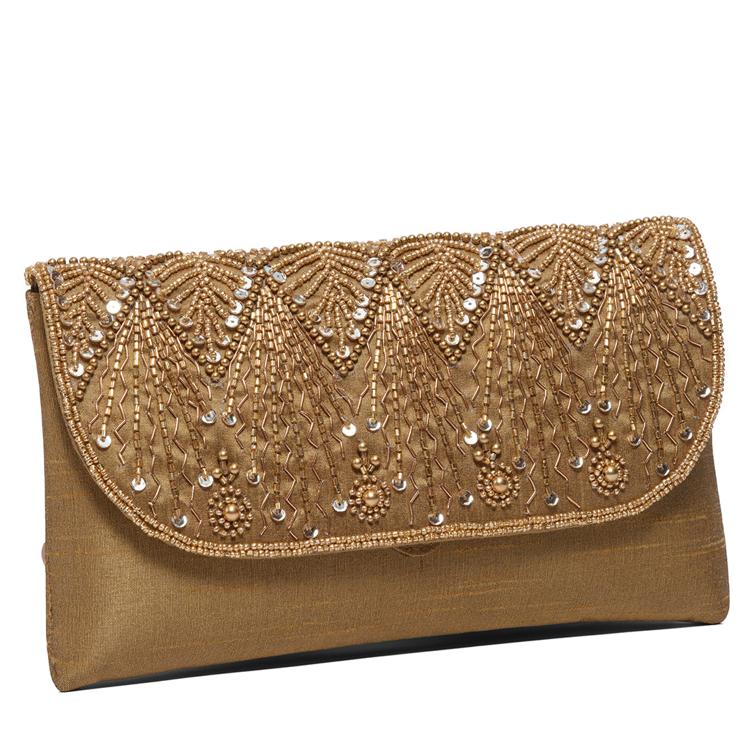 Zyrah Embroidered Clutch