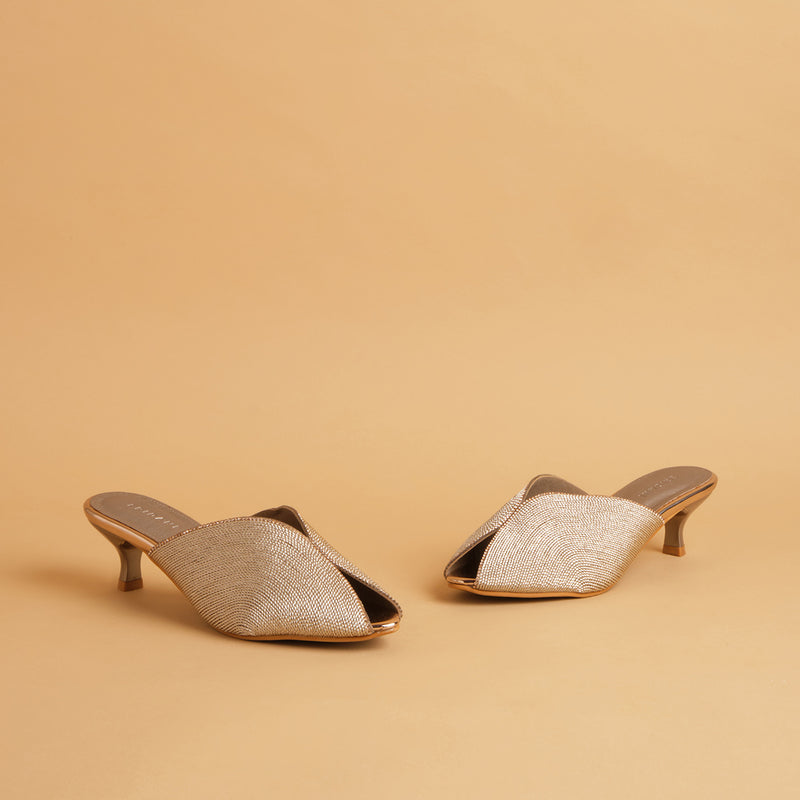 Adina Hand Embroidered Heels
