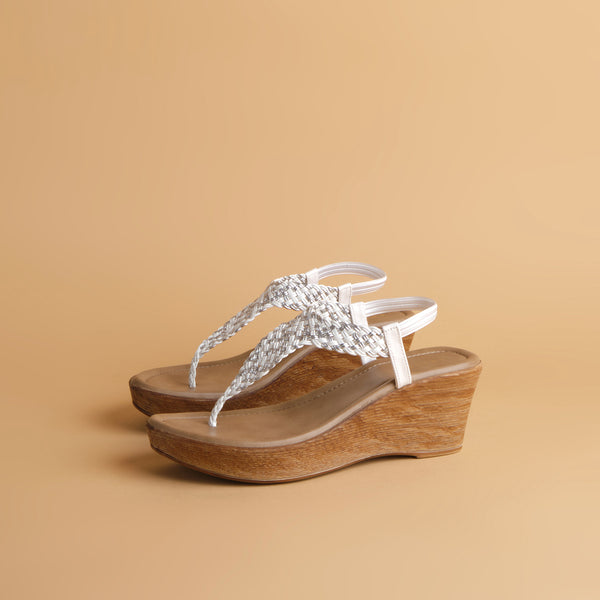 Flavia Woven Wedges