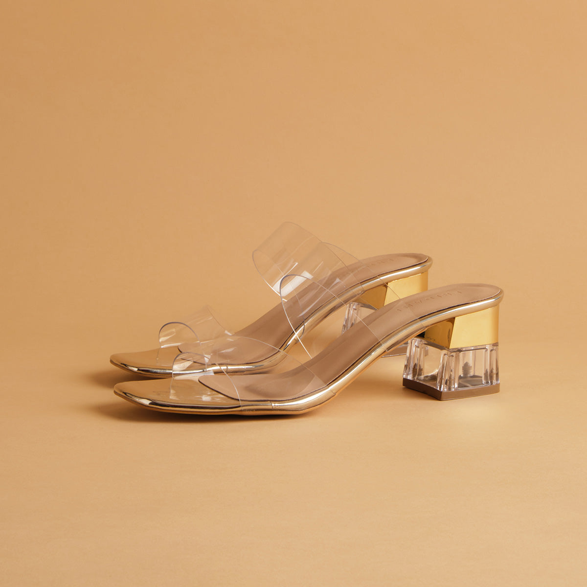 Crystalline Transparent Heels