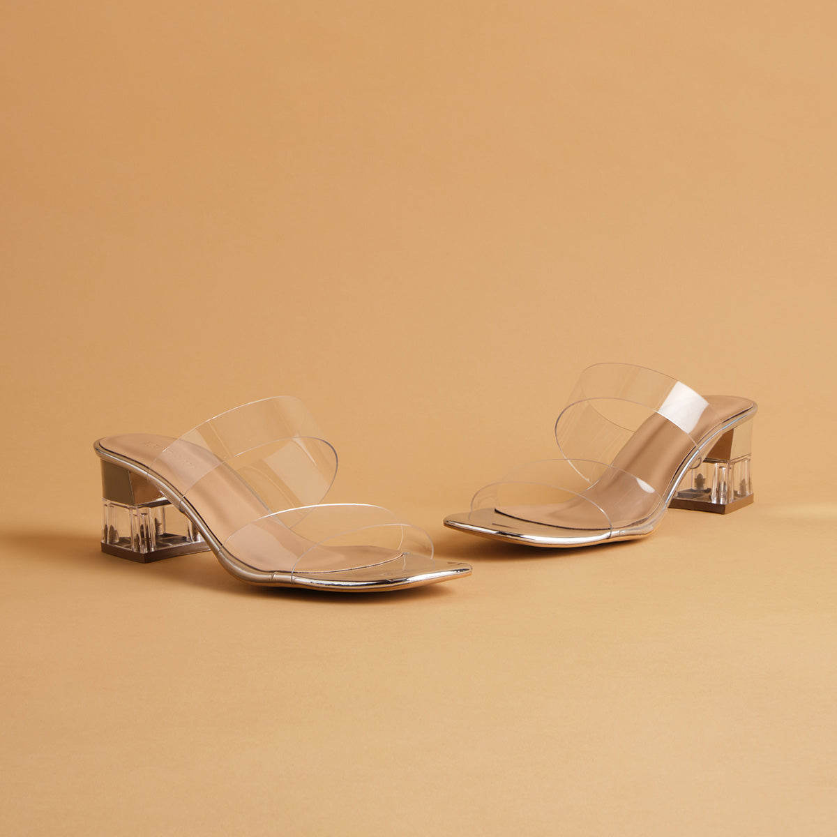 Crystalline Transparent Heels