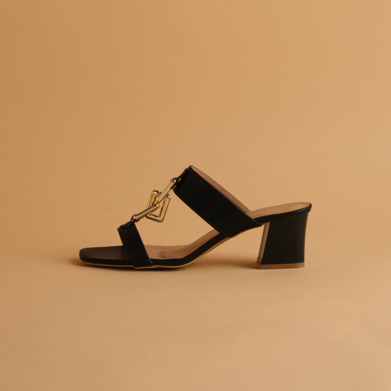 Ophelia Strap With Buckle Heels